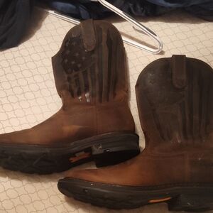 Ariat Brown Cowboy Western Boots Classic Design